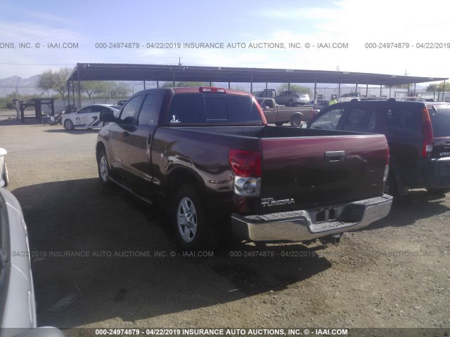 5TFRV54107X032585 - 2007 TOYOTA TUNDRA DOUBLE CAB SR5 RED photo 3