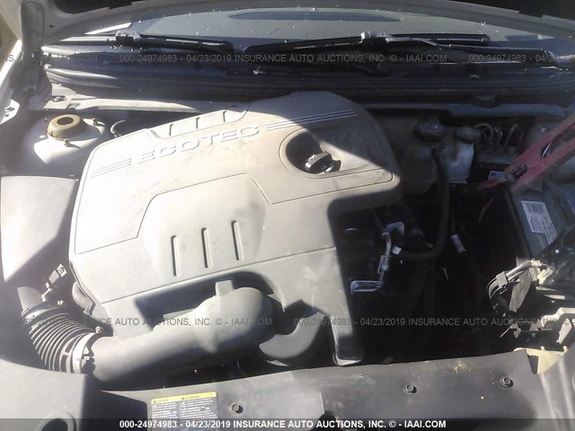 1G1ZG57B794161788 - 2009 CHEVROLET MALIBU LS SILVER photo 10