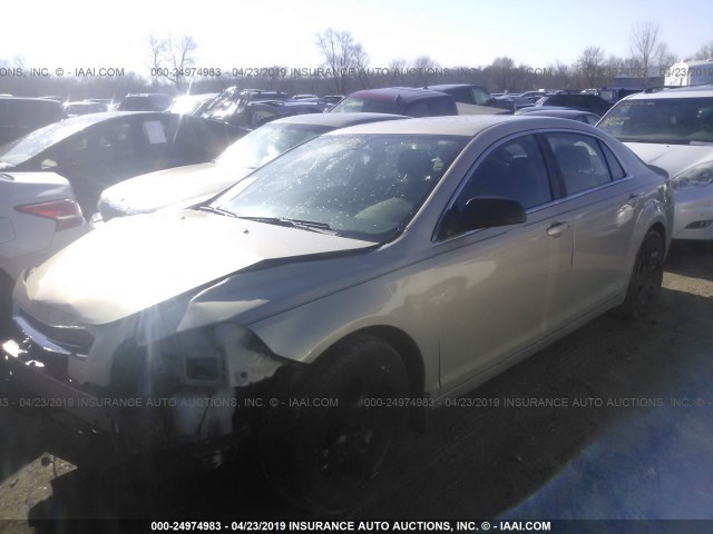 1G1ZG57B794161788 - 2009 CHEVROLET MALIBU LS SILVER photo 2