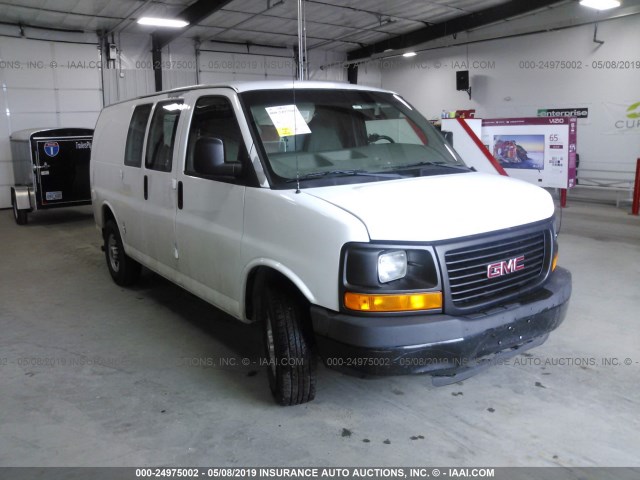 1GTGG25C691151022 - 2009 GMC SAVANA G2500 WHITE photo 1