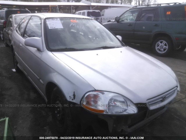 2HGEJ6448VH114108 - 1997 HONDA CIVIC DX SILVER photo 1