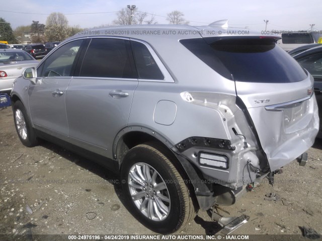 1GYKNARS2HZ179762 - 2017 CADILLAC XT5 SILVER photo 3