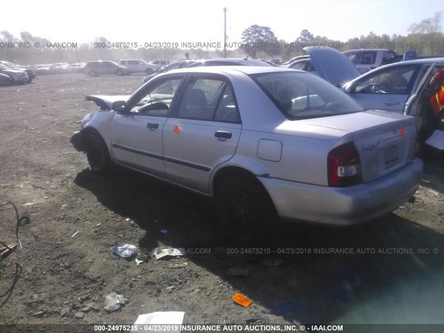 JM1BJ225620554690 - 2002 MAZDA PROTEGE DX/LX/ES SILVER photo 3