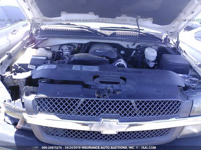 1GCEC19V83E180627 - 2003 CHEVROLET SILVERADO C1500 WHITE photo 10