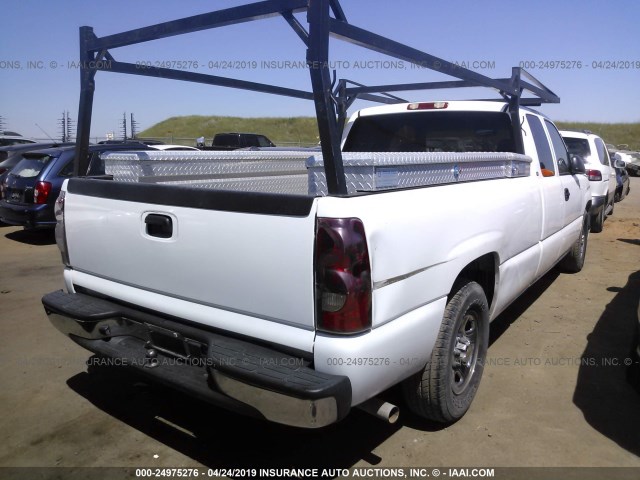 1GCEC19V83E180627 - 2003 CHEVROLET SILVERADO C1500 WHITE photo 4