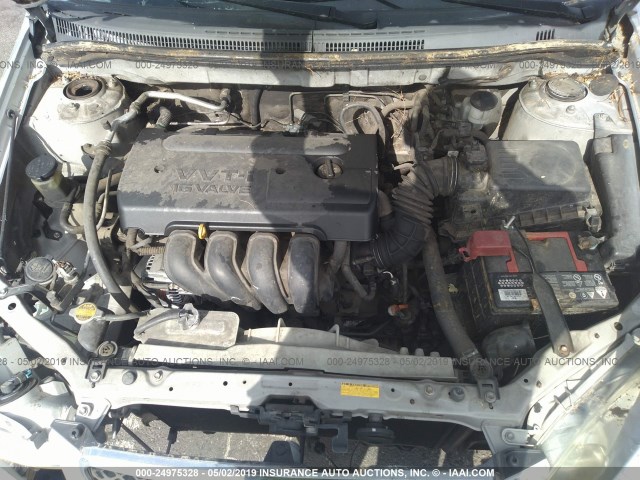 1NXBR32E47Z876366 - 2007 TOYOTA COROLLA CE/LE/S SILVER photo 10