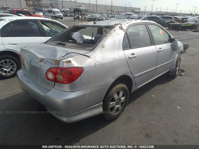 1NXBR32E47Z876366 - 2007 TOYOTA COROLLA CE/LE/S SILVER photo 4