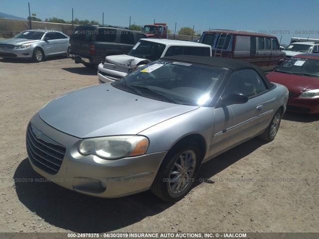 1C3EL65R16N101300 - 2006 CHRYSLER SEBRING LIMITED SILVER photo 2