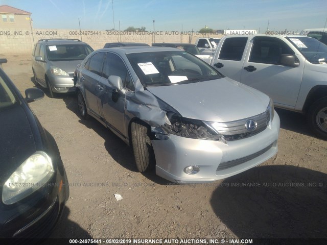 JTHBB1BA6A2033944 - 2010 LEXUS HS 250H SILVER photo 1