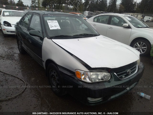 1NXBR12E42Z639499 - 2002 TOYOTA COROLLA CE/LE/S GREEN photo 1