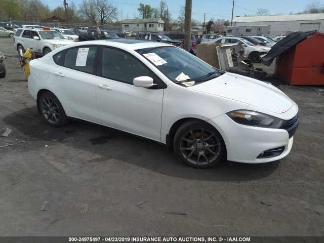 1C3CDFBA1DD336981 - 2013 DODGE DART SXT WHITE photo 1