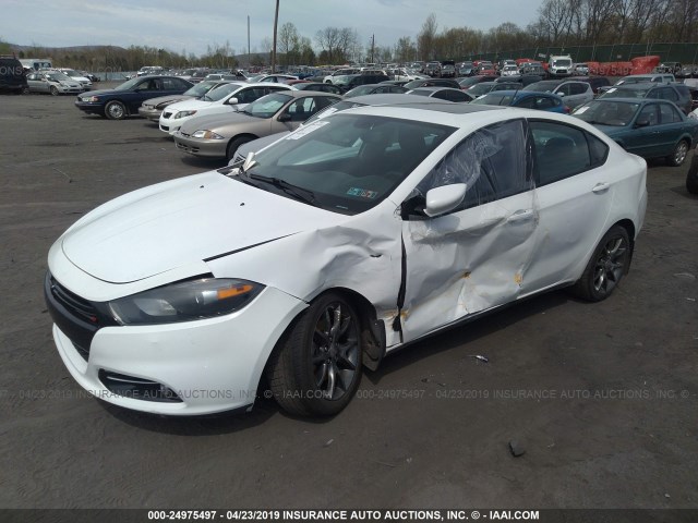 1C3CDFBA1DD336981 - 2013 DODGE DART SXT WHITE photo 6