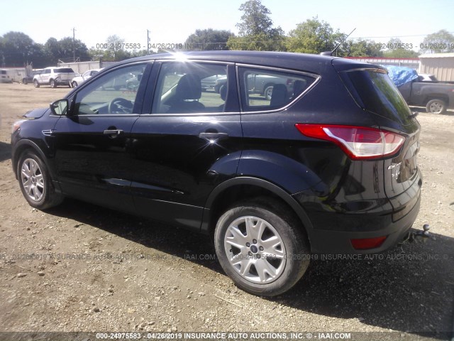 1FMCU0F77EUA35152 - 2014 FORD ESCAPE S BLACK photo 3