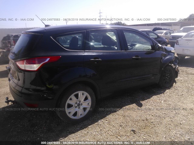 1FMCU0F77EUA35152 - 2014 FORD ESCAPE S BLACK photo 4