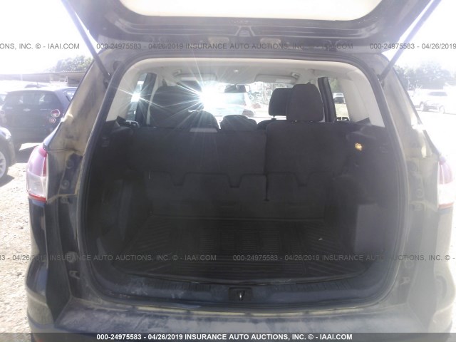 1FMCU0F77EUA35152 - 2014 FORD ESCAPE S BLACK photo 8