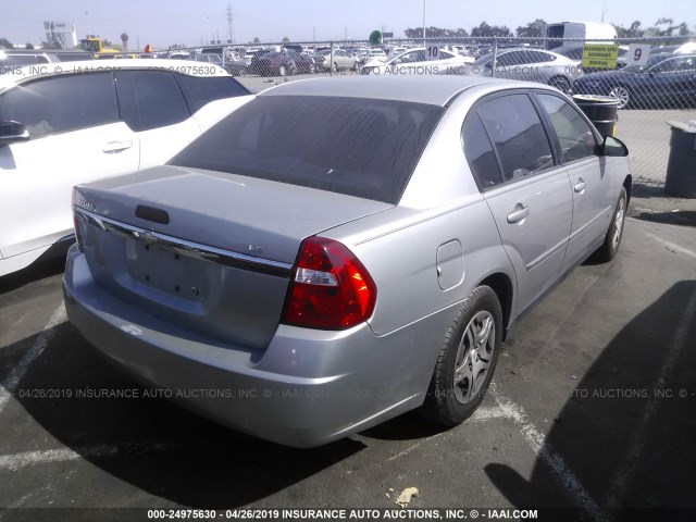1G1ZS58F98F129590 - 2008 CHEVROLET MALIBU LS SILVER photo 4