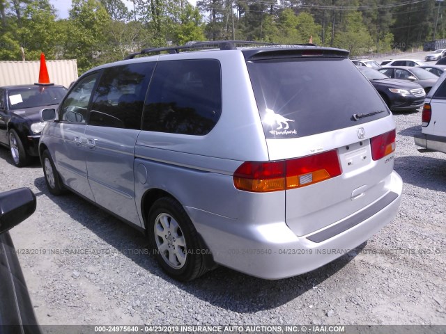 5FNRL18094B057720 - 2004 HONDA ODYSSEY EXL SILVER photo 3