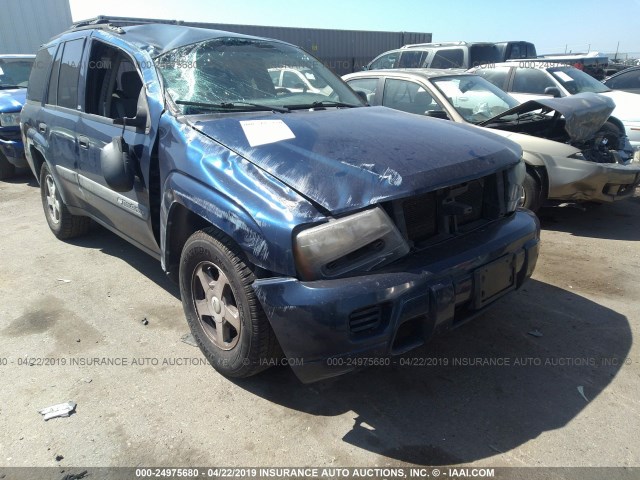 1GNDS13S742324885 - 2004 CHEVROLET TRAILBLAZER LS/LT BLUE photo 6