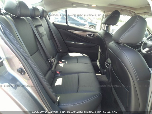 JN1EV7AP7KM514437 - 2019 INFINITI Q50 LUXE/SPORT GRAY photo 8