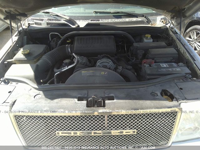 1J8HG48N86C322942 - 2006 JEEP COMMANDER SILVER photo 10