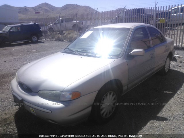 3FALP6533SM122906 - 1995 FORD CONTOUR GL GOLD photo 2