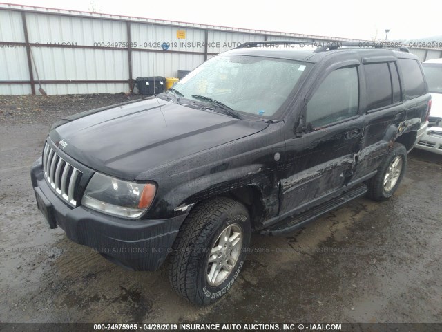 1J4GW48N24C415422 - 2004 JEEP GRAND CHEROKEE LAREDO/COLUMBIA/FREEDOM 黑色 照片 2