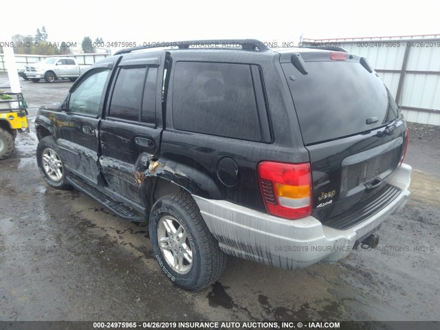 1J4GW48N24C415422 - 2004 JEEP GRAND CHEROKEE LAREDO/COLUMBIA/FREEDOM 黑色 照片 3