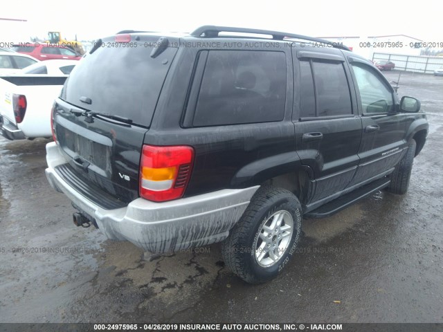 1J4GW48N24C415422 - 2004 JEEP GRAND CHEROKEE LAREDO/COLUMBIA/FREEDOM 黑色 照片 4
