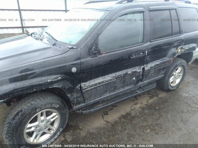 1J4GW48N24C415422 - 2004 JEEP GRAND CHEROKEE LAREDO/COLUMBIA/FREEDOM 黑色 照片 6