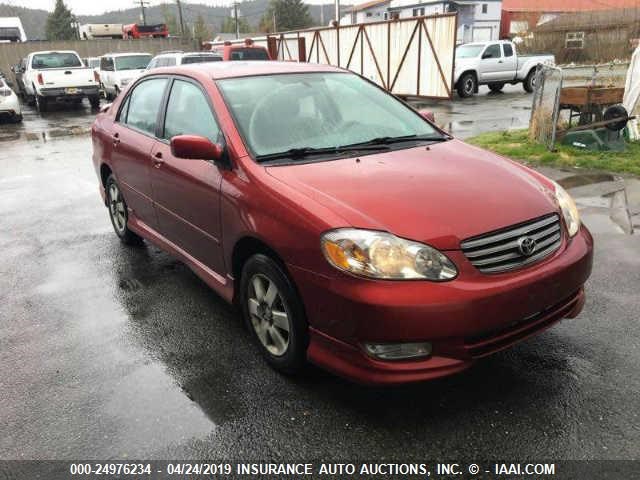 1NXBR32E94Z274638 - 2004 TOYOTA COROLLA CE/LE/S RED photo 1