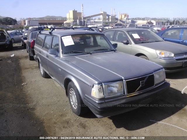 YV1AA8854L1874067 - 1990 VOLVO 240 DL SILVER photo 1