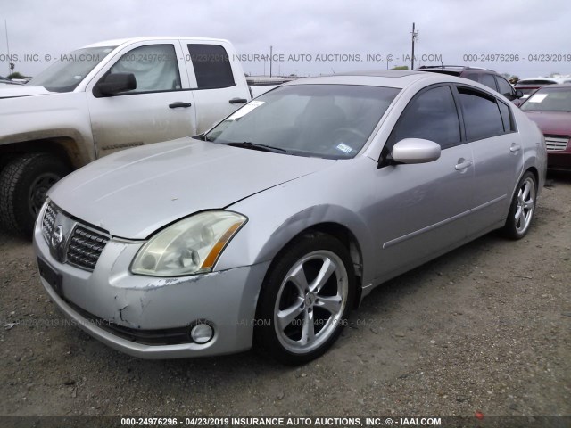 1N4BA41E86C862113 - 2006 NISSAN MAXIMA SE/SL SILVER photo 2