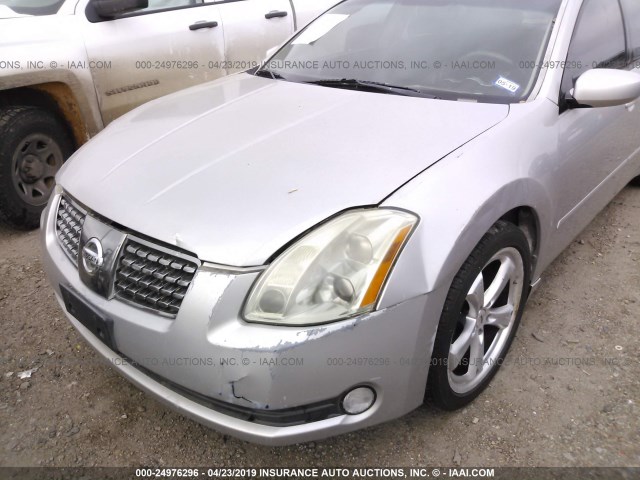 1N4BA41E86C862113 - 2006 NISSAN MAXIMA SE/SL SILVER photo 6