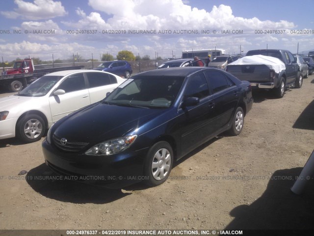 4T1BE32K84U379365 - 2004 TOYOTA CAMRY LE/XLE/SE BLUE photo 2