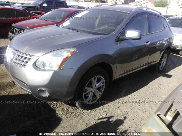 JN8AS5MT8AW006406 - 2010 NISSAN ROGUE S/SL/KROM GRAY photo 2