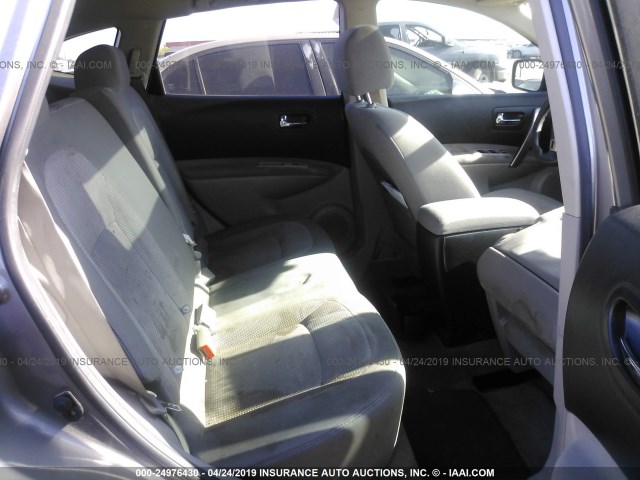 JN8AS5MT8AW006406 - 2010 NISSAN ROGUE S/SL/KROM GRAY photo 8