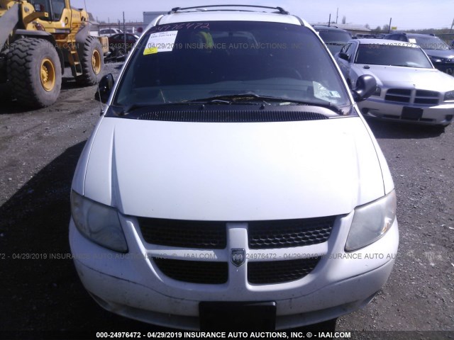 2D4GP44L73R202434 - 2003 DODGE GRAND CARAVAN SPORT WHITE photo 6