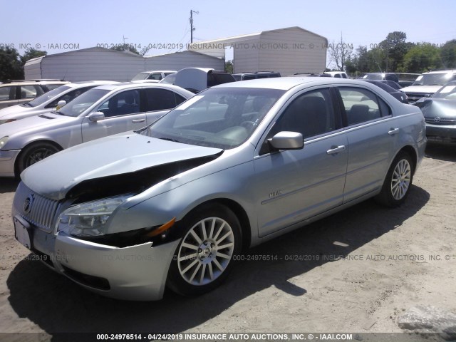 3MEHM08Z27R642254 - 2007 MERCURY MILAN PREMIER Light Blue photo 2