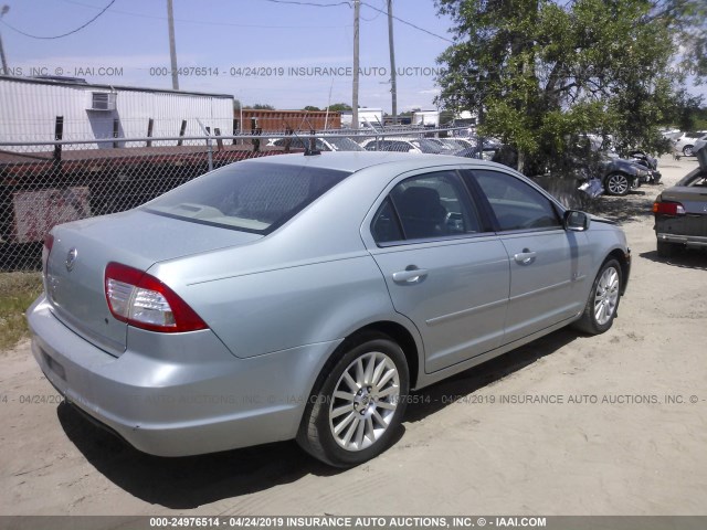 3MEHM08Z27R642254 - 2007 MERCURY MILAN PREMIER Light Blue photo 4