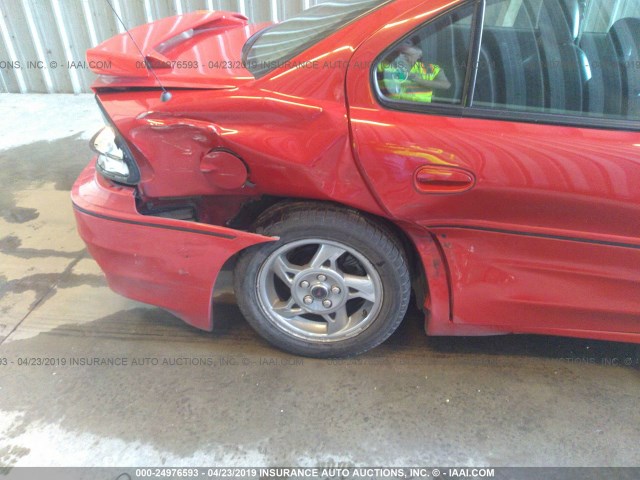 1G2NV52E63C164065 - 2003 PONTIAC GRAND AM GT1 RED photo 6