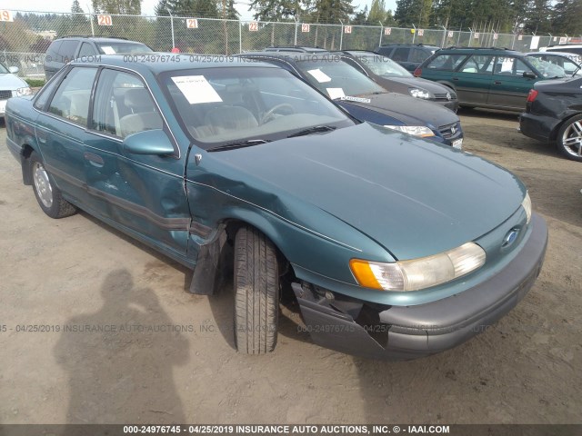 1FALP52U1NG278139 - 1992 FORD TAURUS GL GREEN photo 1