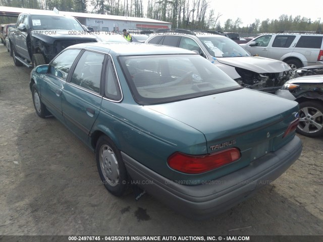 1FALP52U1NG278139 - 1992 FORD TAURUS GL GREEN photo 3