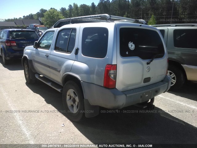 5N1ED28T34C655967 - 2004 NISSAN XTERRA XE/SE SILVER photo 3