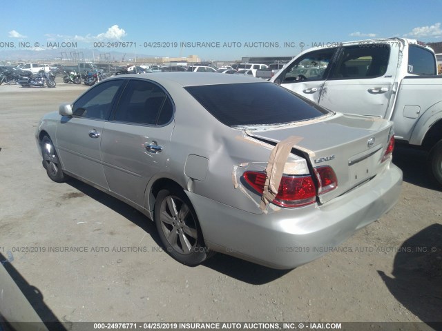 JTHBA30G165149967 - 2006 LEXUS ES 330 GOLD photo 3