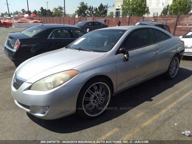 4T1CE38P96U596661 - 2006 TOYOTA CAMRY SOLARA SE/SLE SILVER photo 2