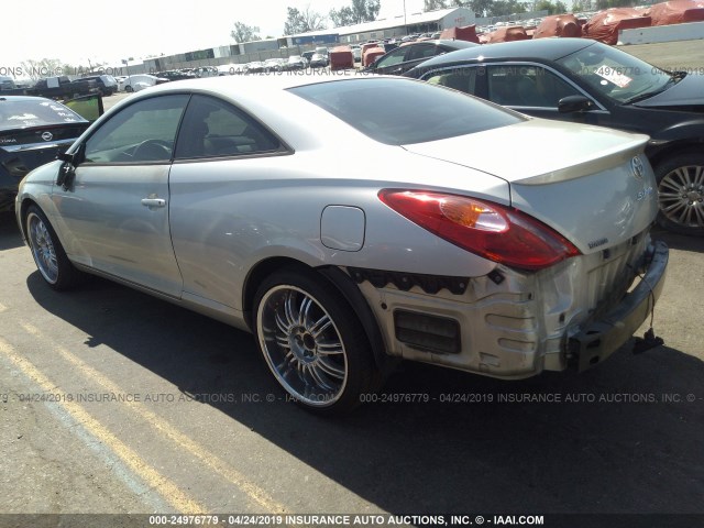 4T1CE38P96U596661 - 2006 TOYOTA CAMRY SOLARA SE/SLE SILVER photo 3