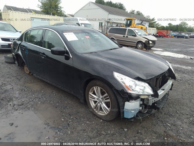 JN1CV6AR3CM976725 - 2012 INFINITI G37 BLACK photo 1