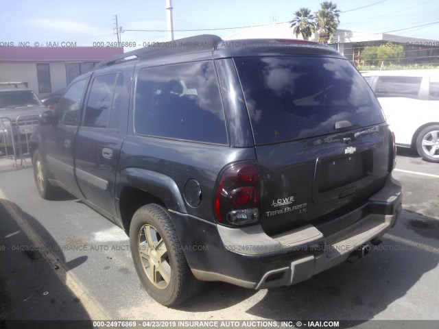 1GNES16S456206089 - 2005 CHEVROLET TRAILBLAZER EXT LS/EXT LT BLUE photo 3