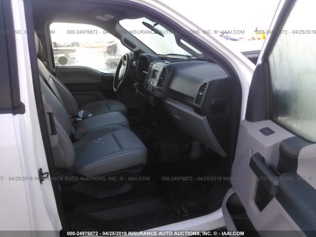 1FTFX1E58JKF95377 - 2018 FORD F150 SUPER CAB WHITE photo 5