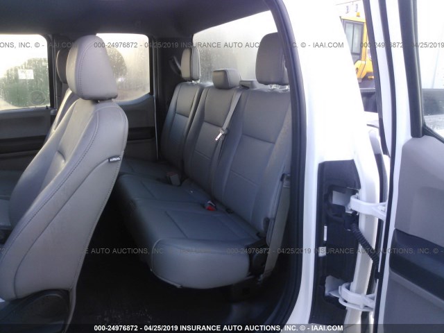 1FTFX1E58JKF95377 - 2018 FORD F150 SUPER CAB WHITE photo 8